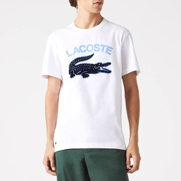 Lacoste: Белая футболка 