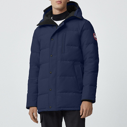 Canada Goose: Синий пуховик  Carson