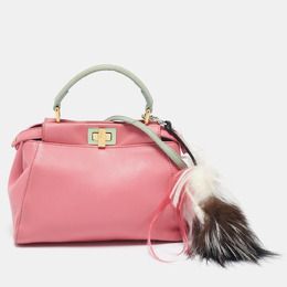 Fendi: Розовая сумка  Peekaboo