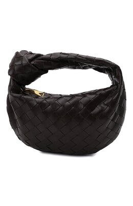 Bottega Veneta: Коричневая сумка  Jodie Mini