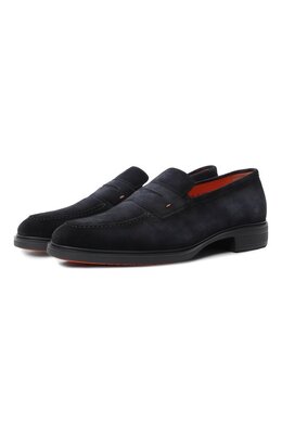 Santoni: Синие туфли 