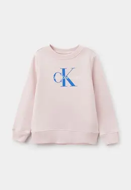 Calvin Klein Jeans: Розовый свитер 