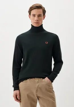 Fred Perry: Зелёный свитер 