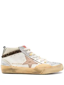 Golden Goose: Белые кроссовки 