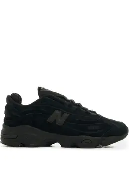 New Balance: Чёрные кроссовки 