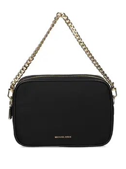 Michael Michael Kors: Чёрная сумка через плечо 