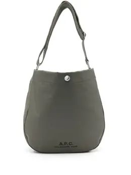 A.P.C.: Сумка цвета хаки 