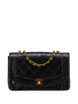CHANEL Pre-Owned: Чёрная сумка через плечо 