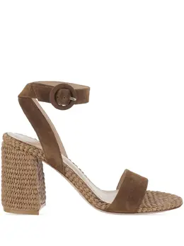 Gianvito Rossi: Коричневые сандалии 