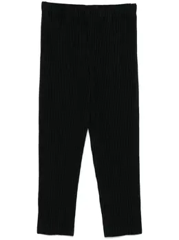 Homme Plissé Issey Miyake: Чёрные брюки 