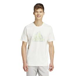 Adidas: Белая футболка 