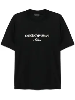 Emporio Armani: Чёрная футболка 