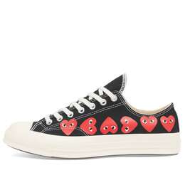 Comme Des Garçons Play: Чёрные кеды  Heart