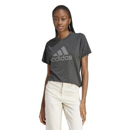Adidas: Чёрная футболка 