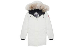 Canada Goose: Белый пуховик 