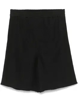 Jil Sander: Чёрные шорты 