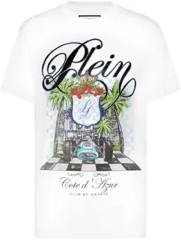 Philipp Plein: Белая футболка 