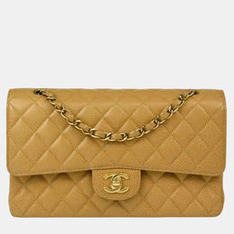 Chanel: Бежевая сумка 
