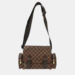 Louis Vuitton: Коричневая сумка 