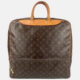 Louis Vuitton: Коричневая сумка-шоппер 