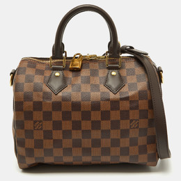 Louis Vuitton: Коричневая сумка  Speedy