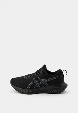 ASICS: Чёрные кроссовки 