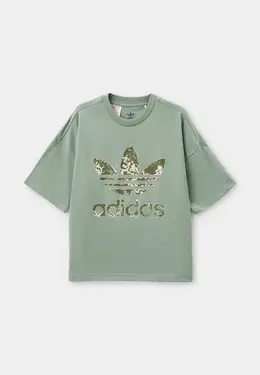 adidas Originals: Зелёная футболка 