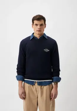 Tommy Hilfiger: Синий свитер 