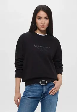 Calvin Klein Jeans: Чёрный свитшот 