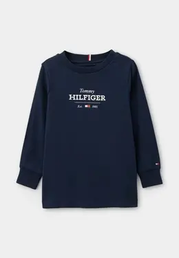 Tommy Hilfiger: Синий свитшот 