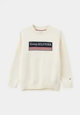 Tommy Hilfiger: Бежевый свитер 