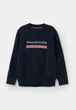 Tommy Hilfiger: Синий свитер 