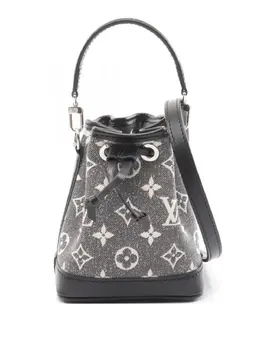 Louis Vuitton Pre-Owned: Тёмная сумка 