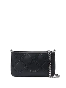 Michael Kors: Чёрная сумка через плечо 