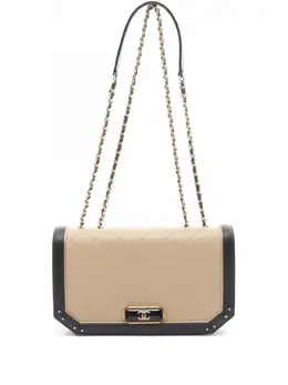CHANEL Pre-Owned: Бежевая сумка 