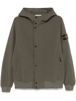Stone Island: Зелёная куртка 