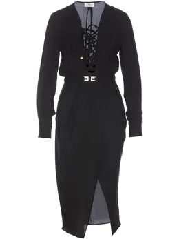 Elisabetta Franchi: Кружевное платье 