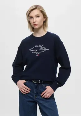 Tommy Hilfiger: Синий свитшот 