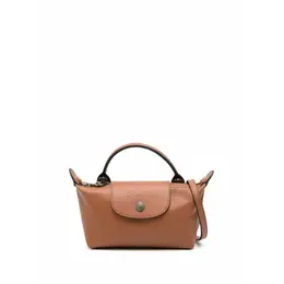 Longchamp: Коричневая сумка 