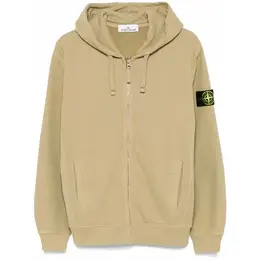 Stone Island: Коричневая толстовка 