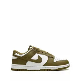 NIKE: Зелёные кроссовки  Dunk Low