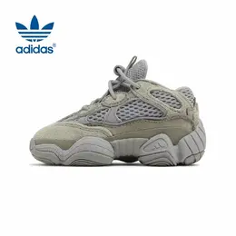 adidas: Тёмные кроссовки  Yeezy Boost 500