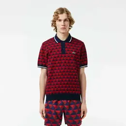 LACOSTE: Красный свитер 