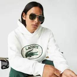 LACOSTE: Белая толстовка 