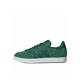 adidas: Зелёные кроссовки  Gazelle