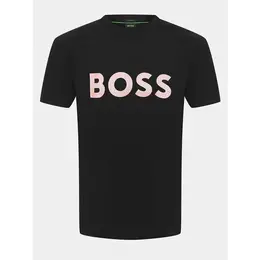 BOSS: Чёрная футболка 