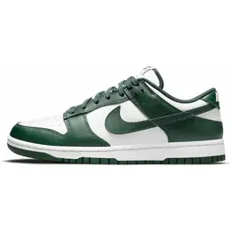 NIKE: Белые кеды  Dunk Low Retro