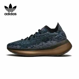 adidas: Голубые кроссовки 