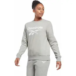 Reebok: Серый свитшот 