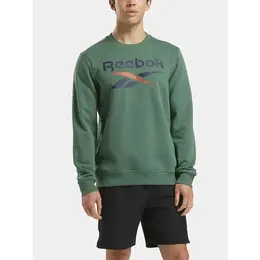 Reebok: Зелёная толстовка 